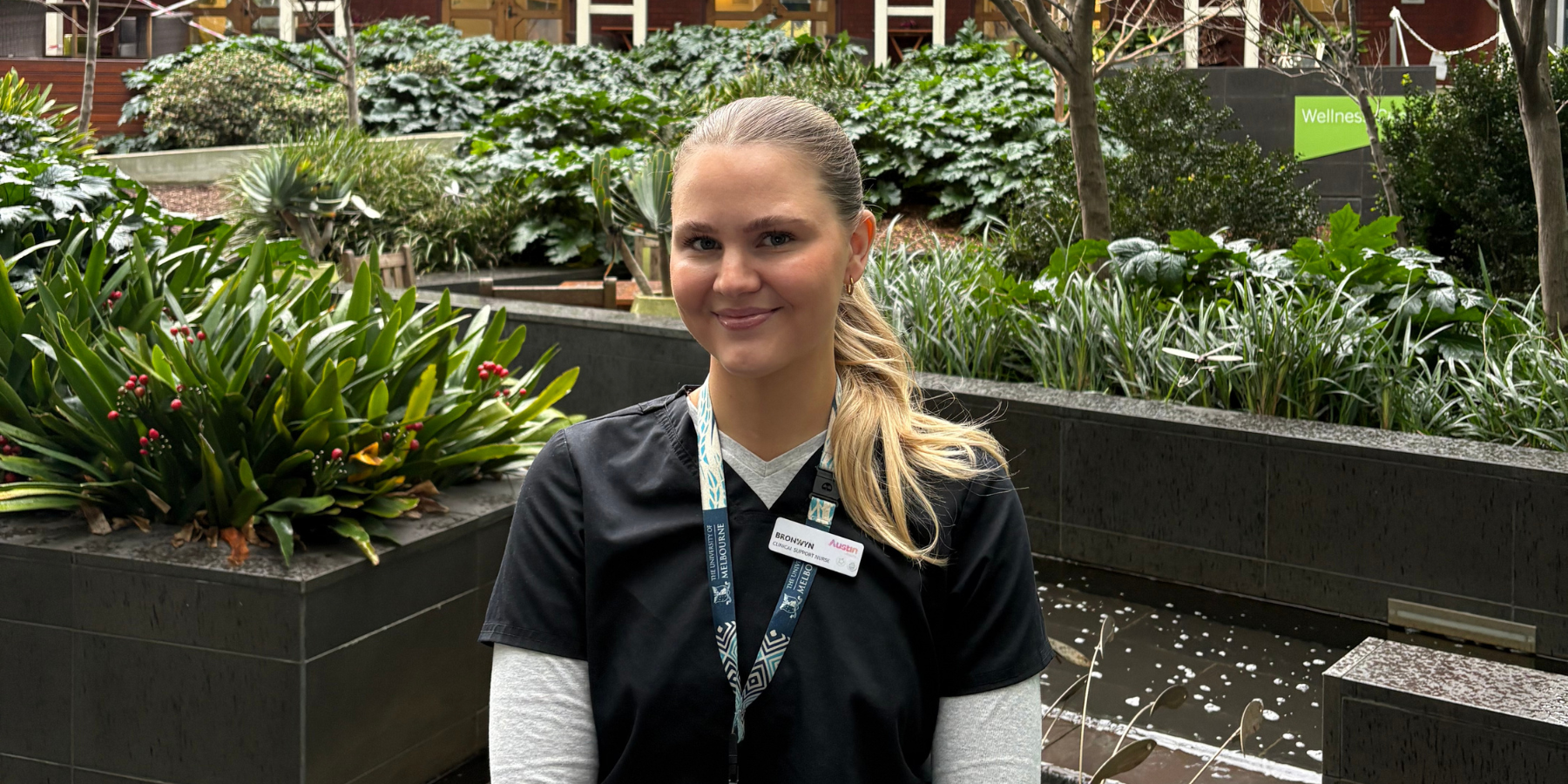 Clinical Support Nurse at the Olivia Newton-John Cancer and Wellness Centre, Bronwyn Jurgens