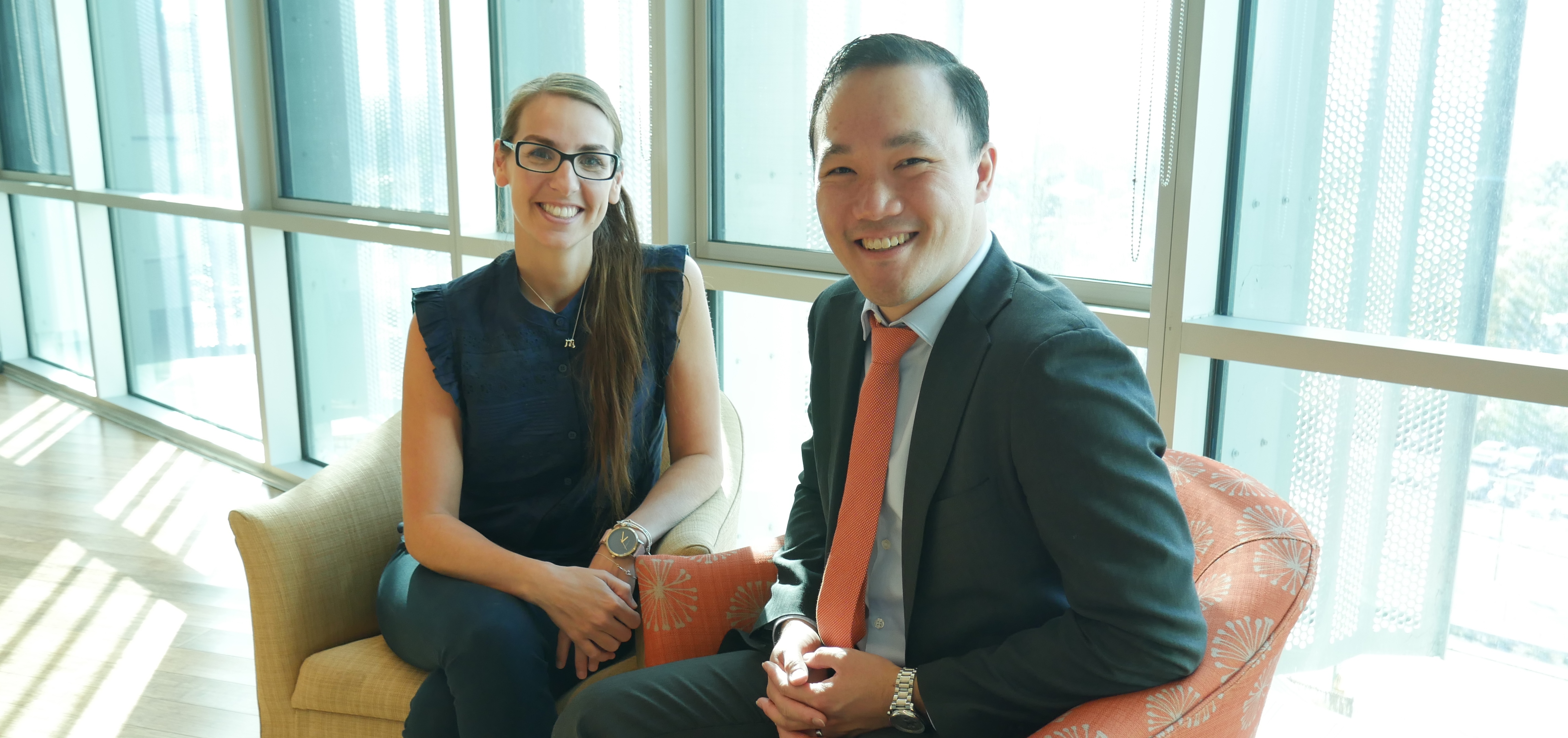 Chun Fong and Vanessa Donati