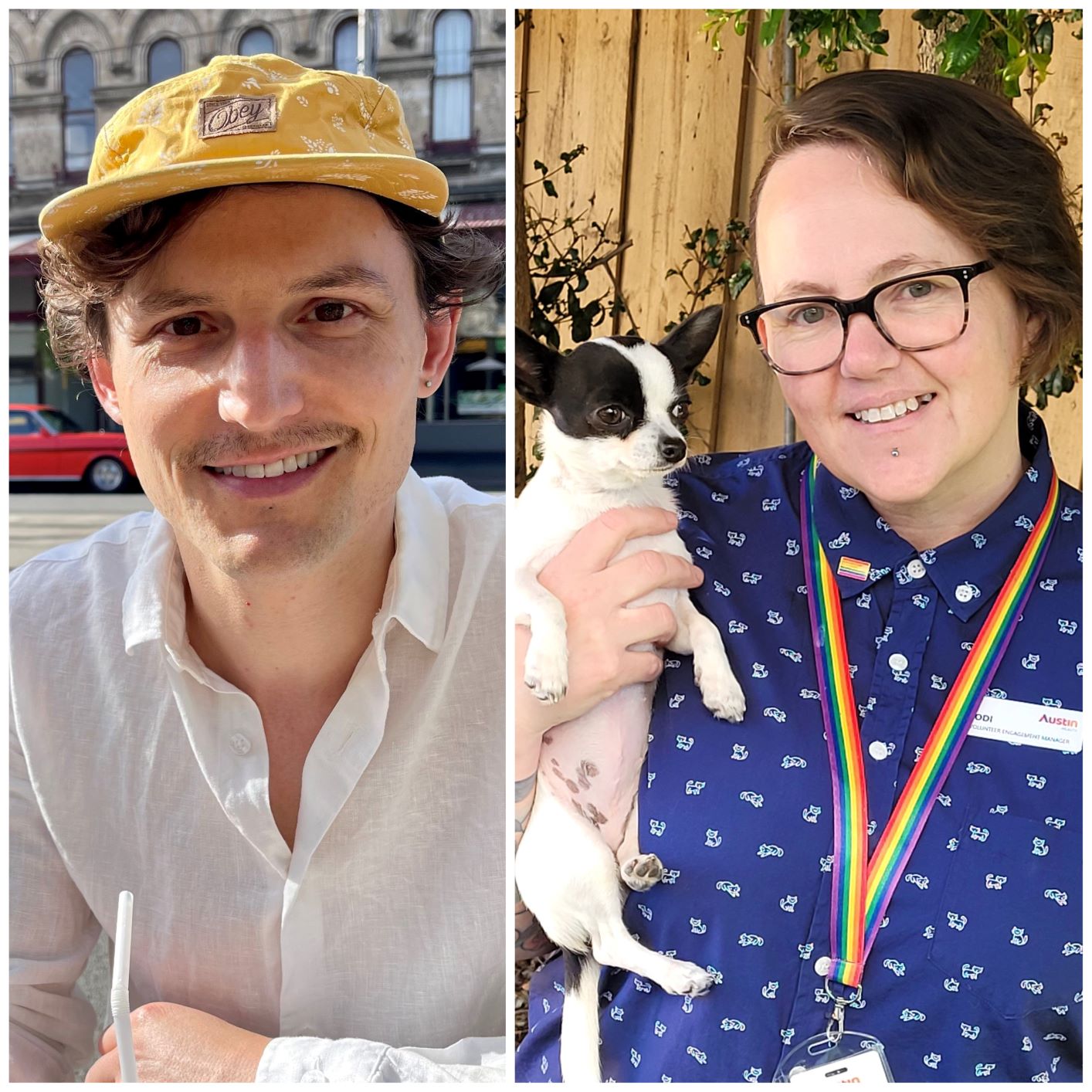 Jodi and Conrad celebrate Pride Month