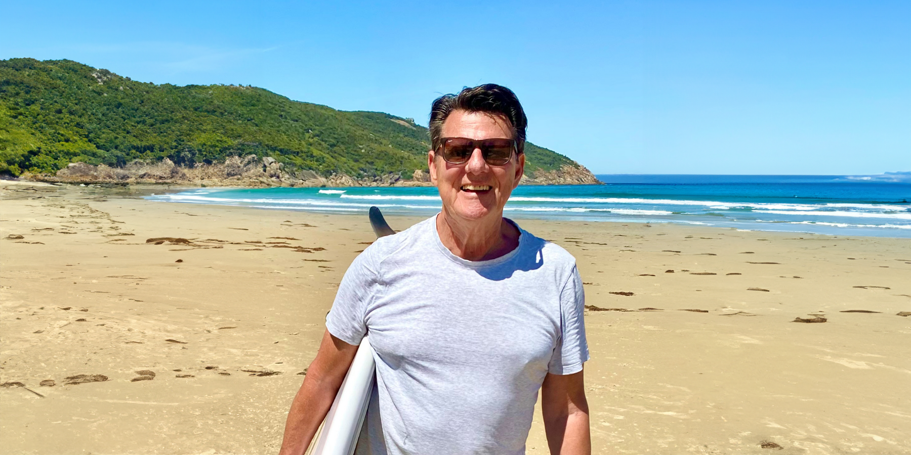 Picture of Noel at the beach