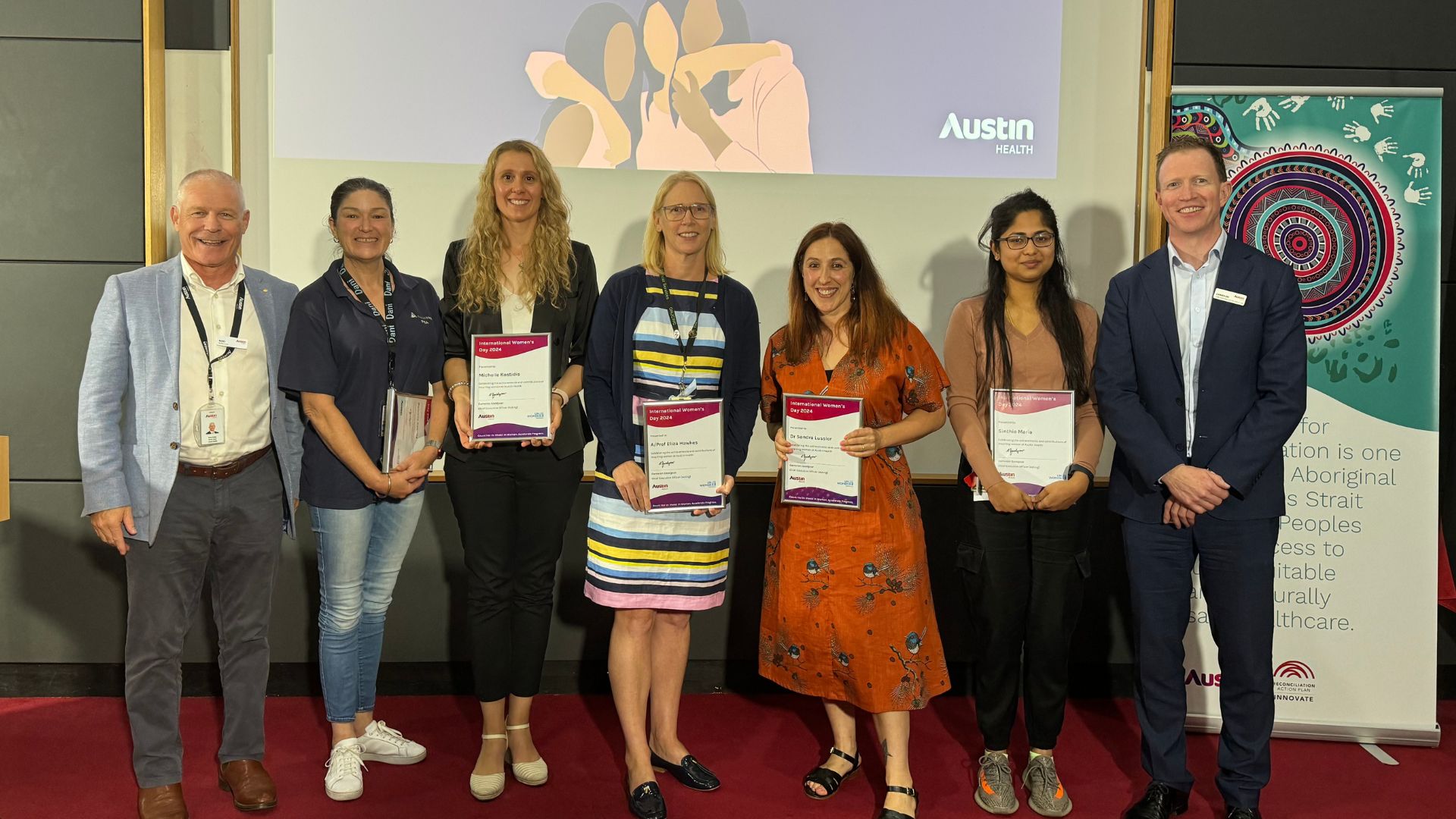 picture of the 2024 International Women's Day award recipients