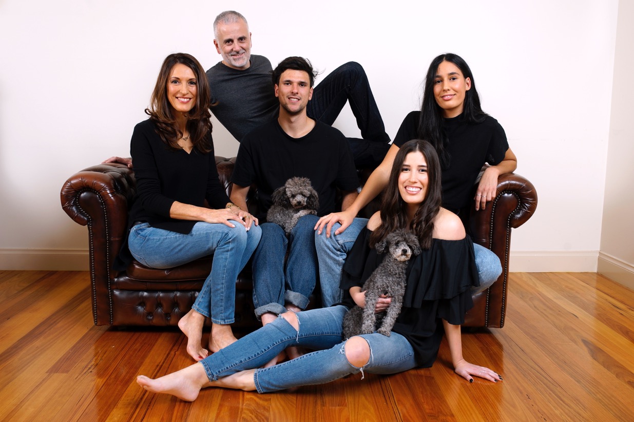 suzi juracic and family night before chemo started