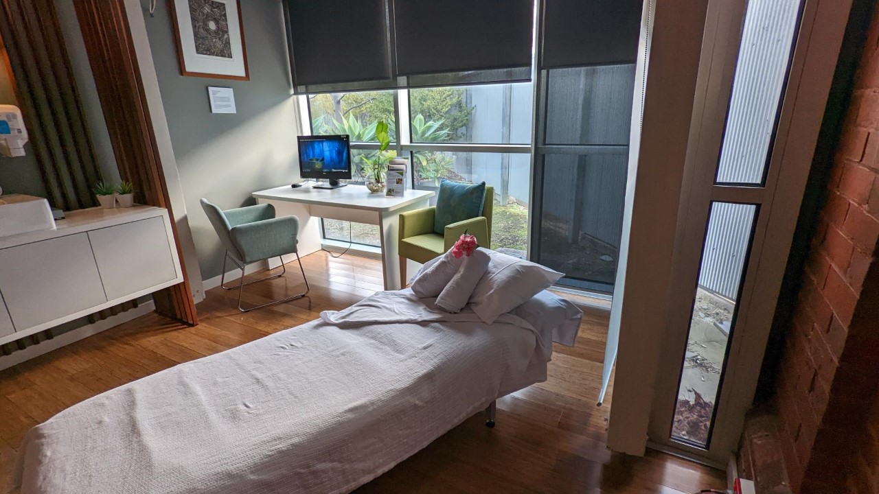 oncology massage room